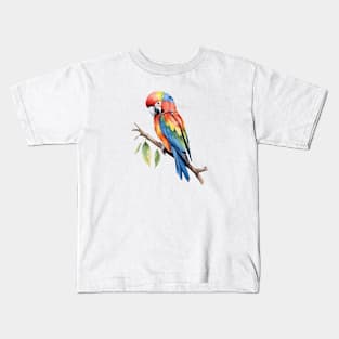 Rainbow Parrot - Joy of Colour Kids T-Shirt